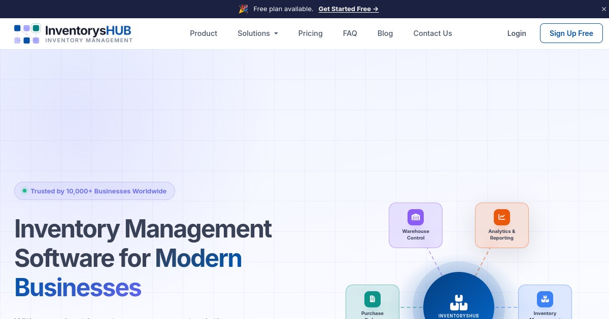 InventorysHub - Inventory Management Software for Modern Businesses