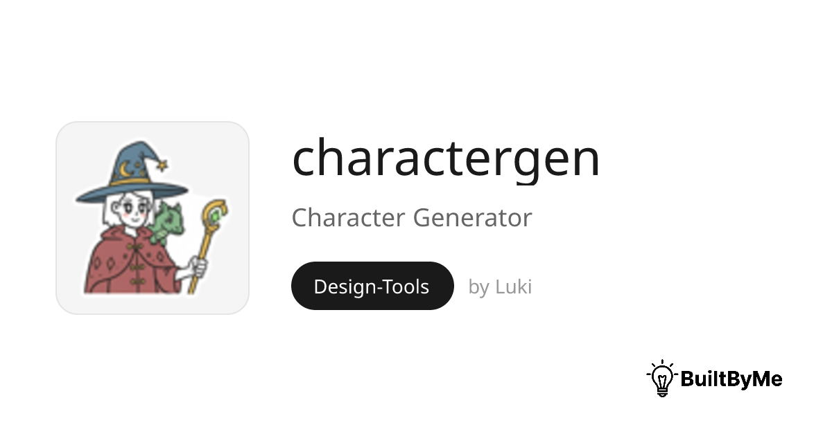 charactergen - Character Generator | BuiltByMe